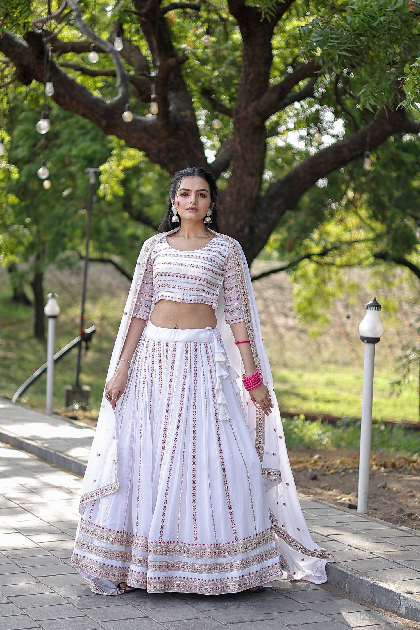 New Semi Stitiched Lehenga Choli