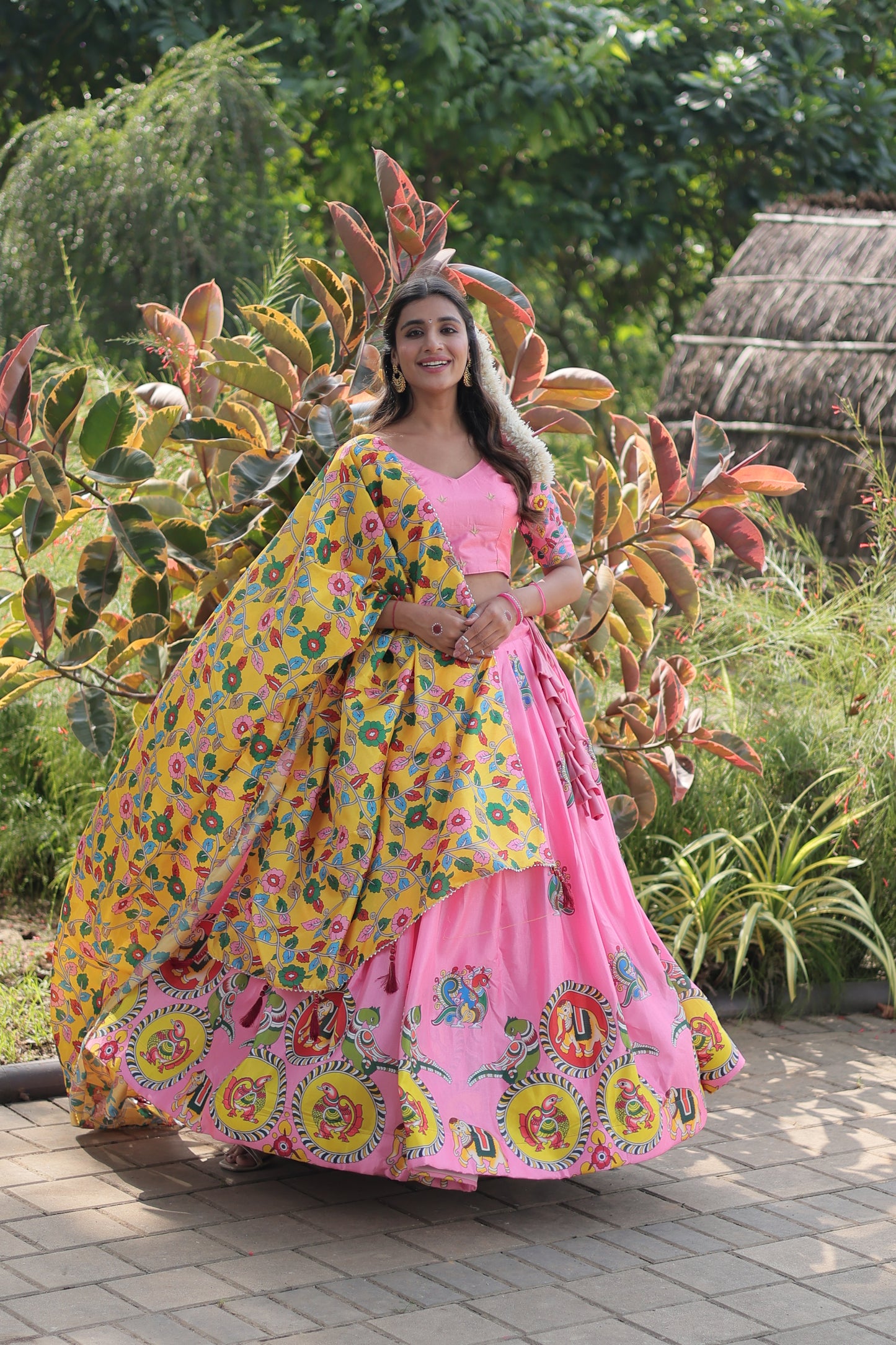 New Semi Stitiched Lehenga Choli