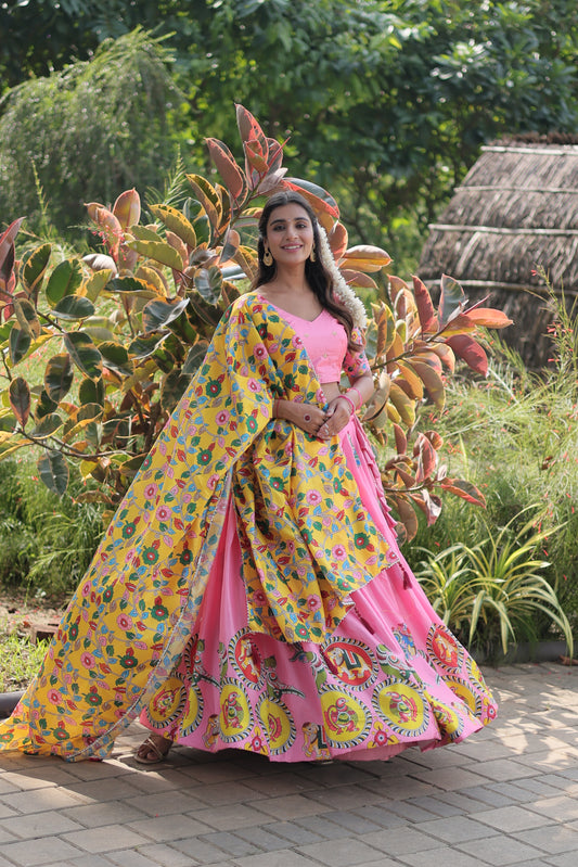 New Semi Stitiched Lehenga Choli