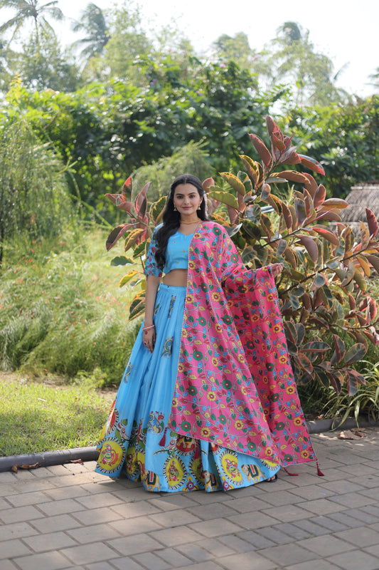 New Semi Stitiched Lehenga Choli