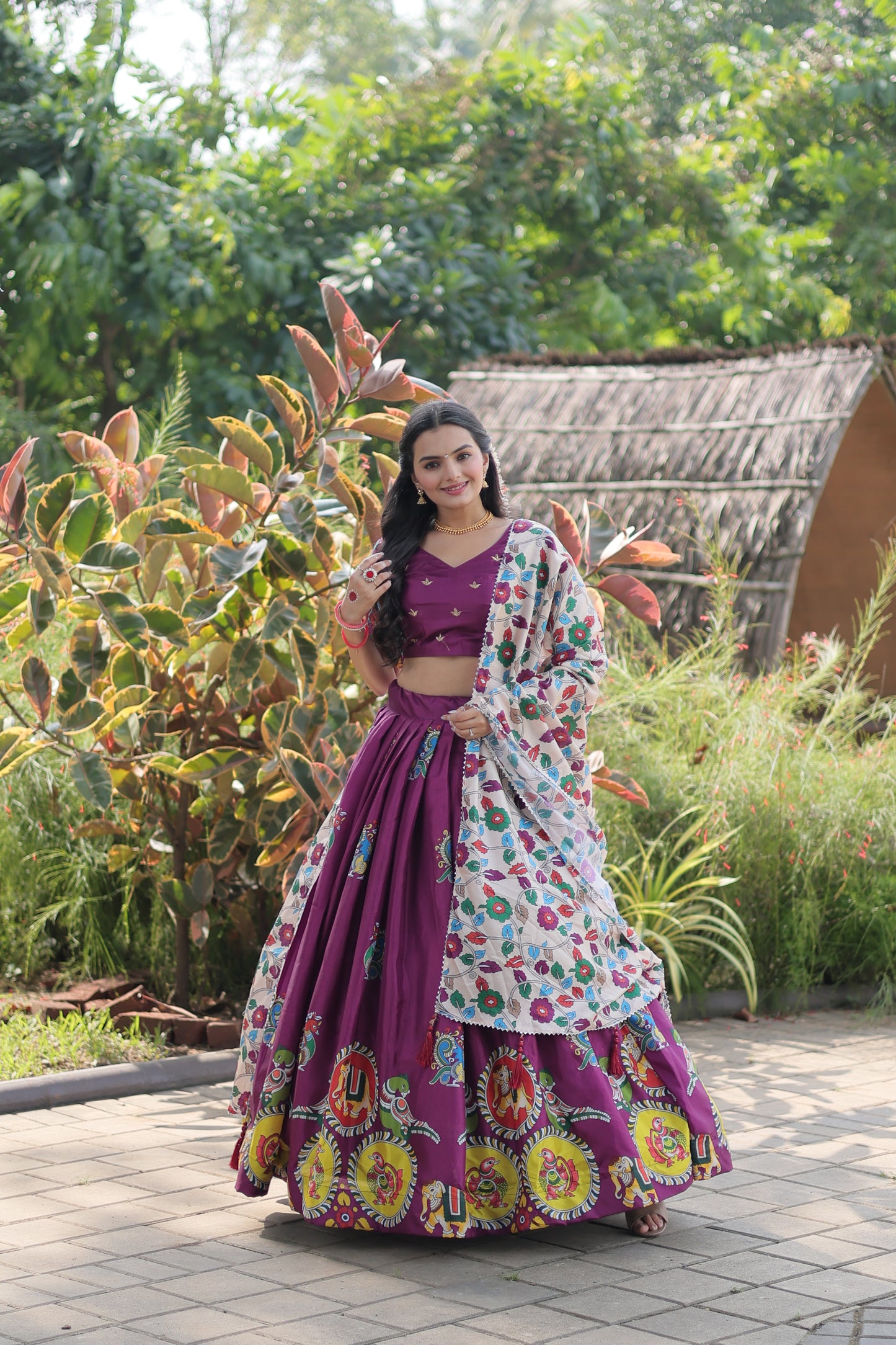 New Semi Stitiched Lehenga Choli