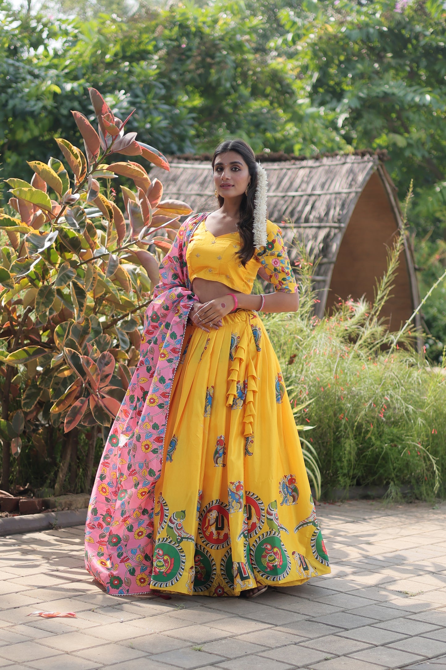 New Semi Stitiched Lehenga Choli