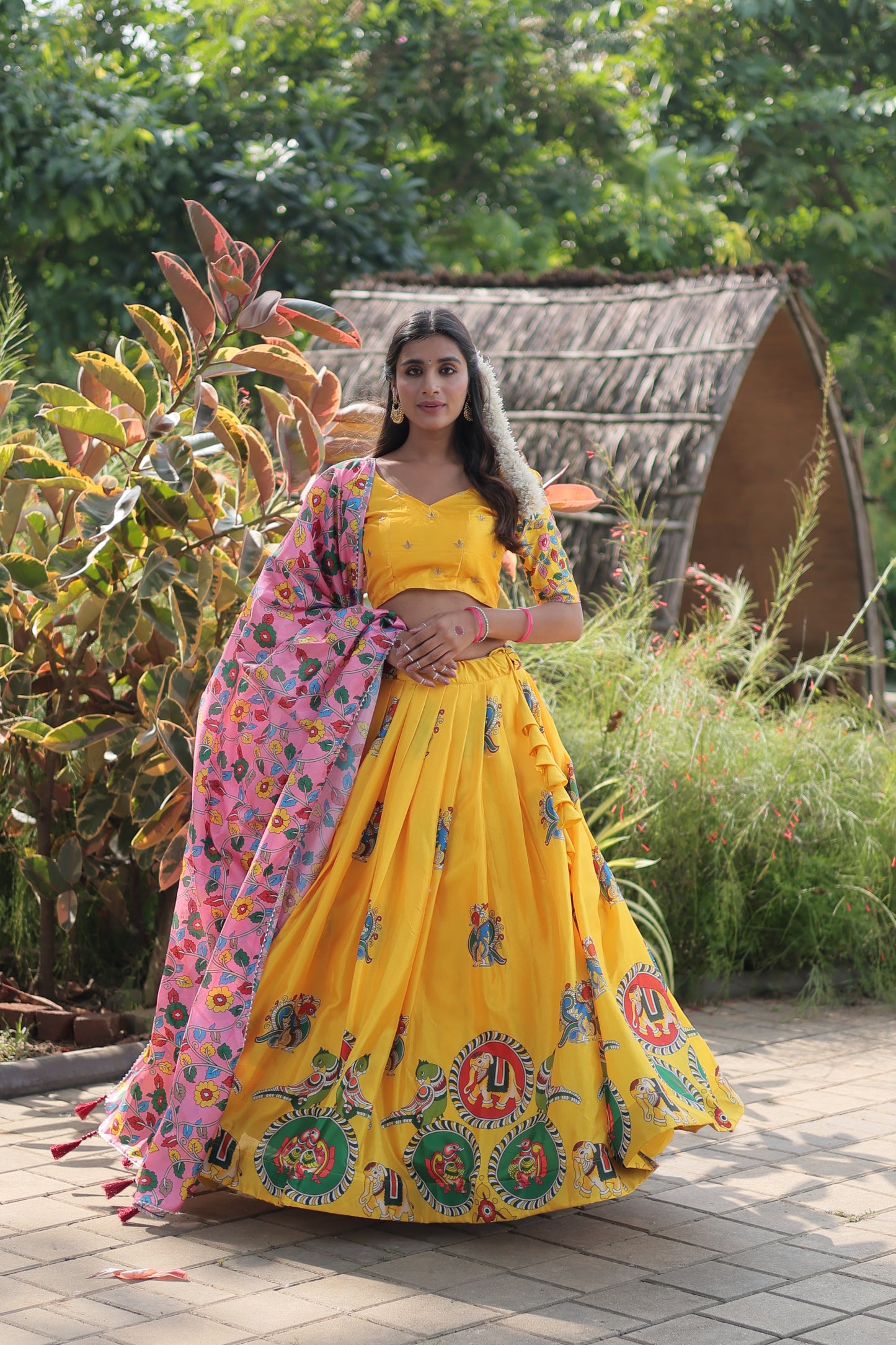 New Semi Stitiched Lehenga Choli