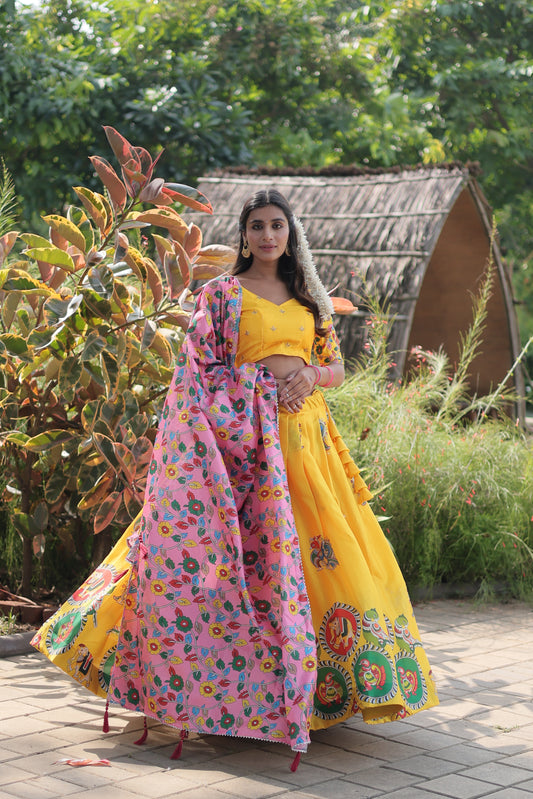 New Semi Stitiched Lehenga Choli