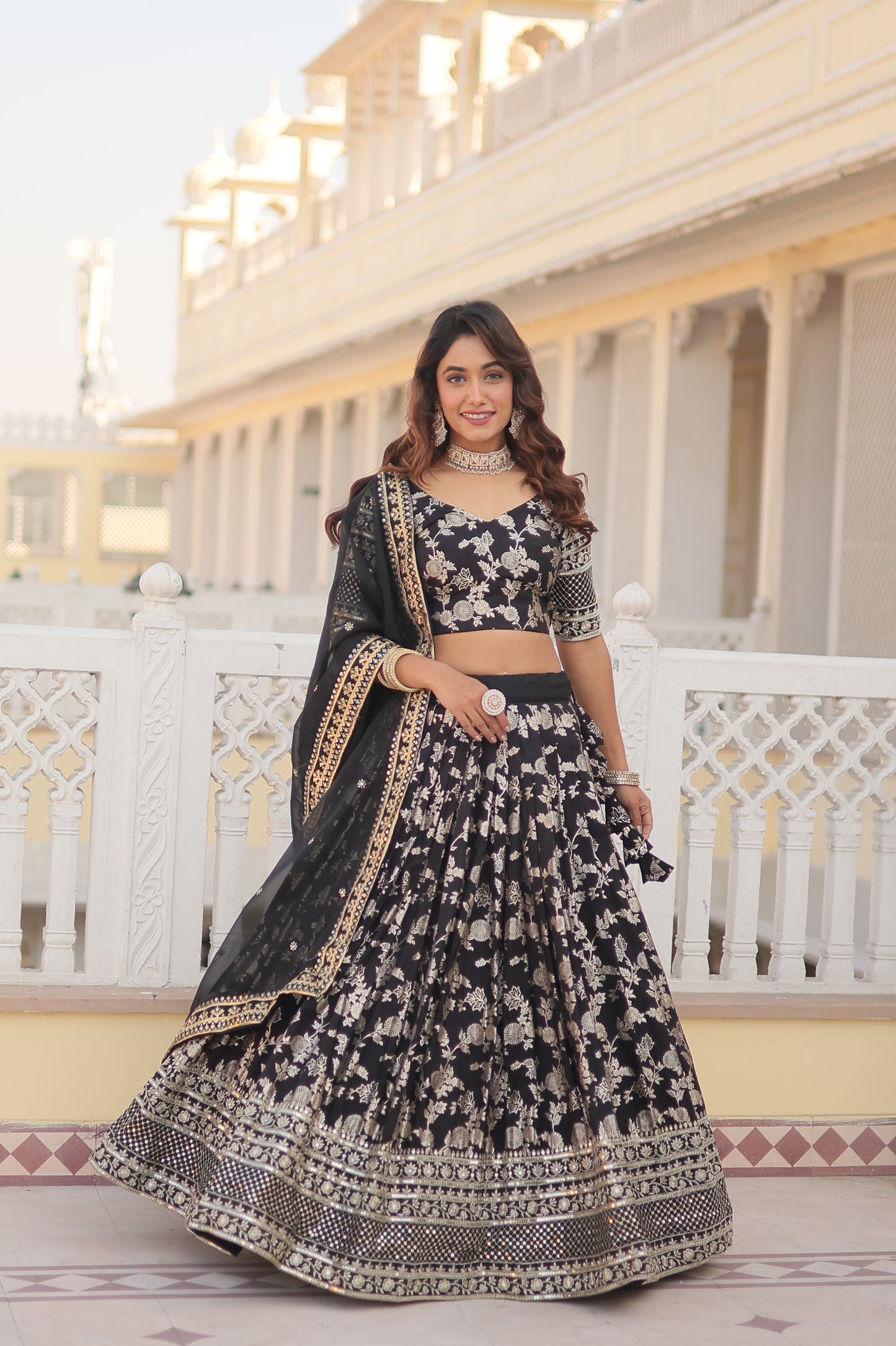 New Semi Stitiched Lehenga Choli