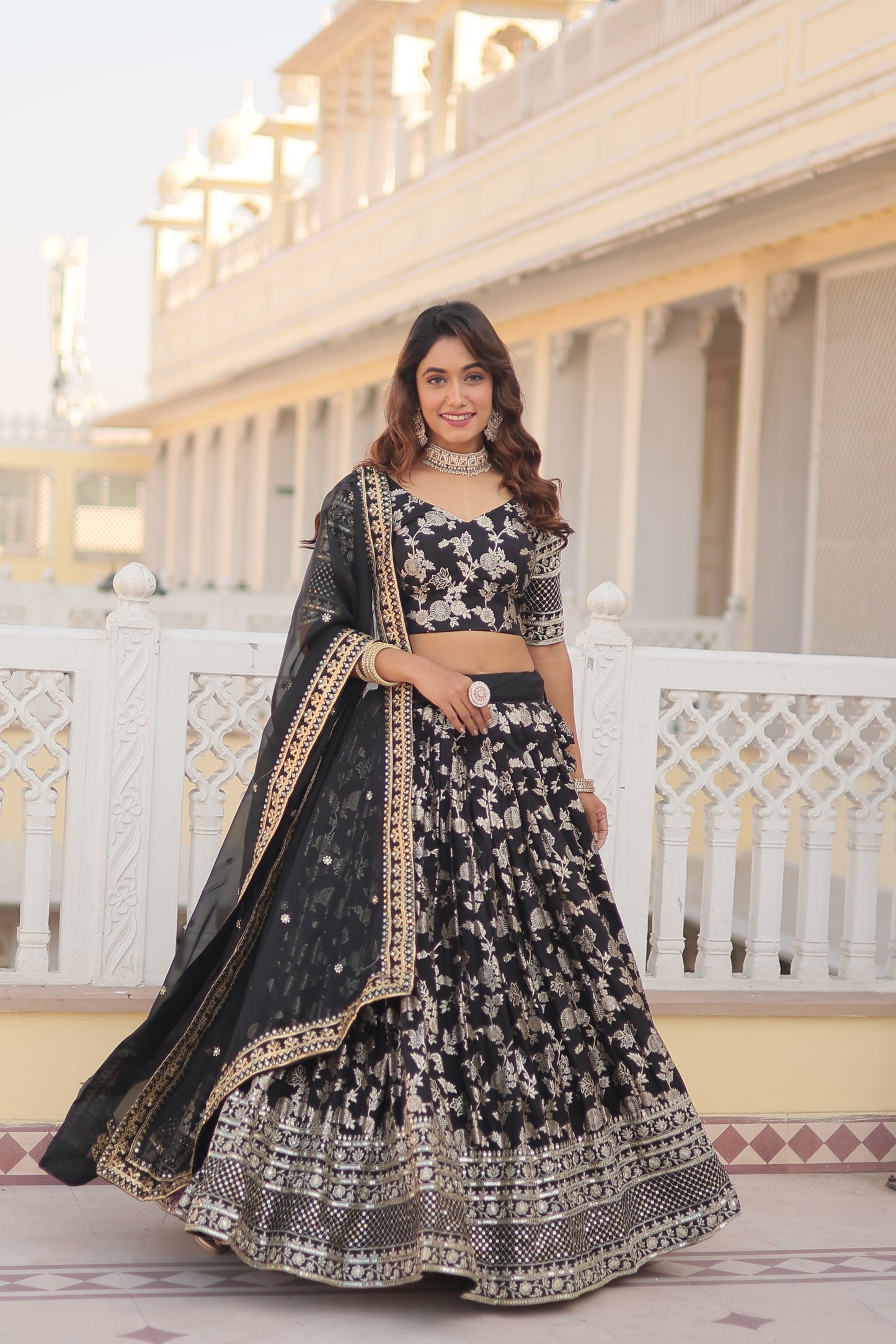 New Semi Stitiched Lehenga Choli