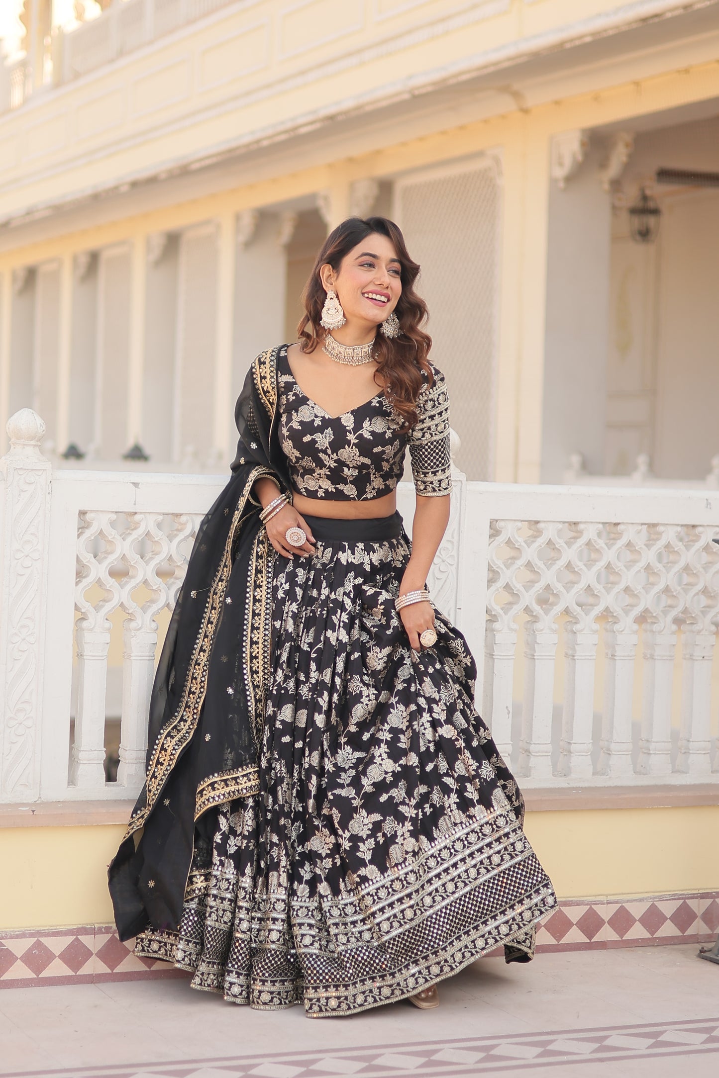 New Semi Stitiched Lehenga Choli