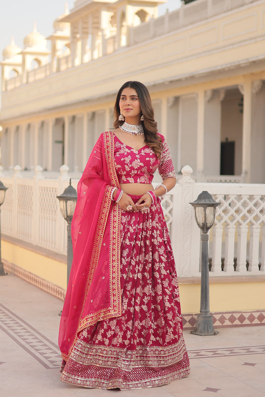 New Semi Stitiched Lehenga Choli