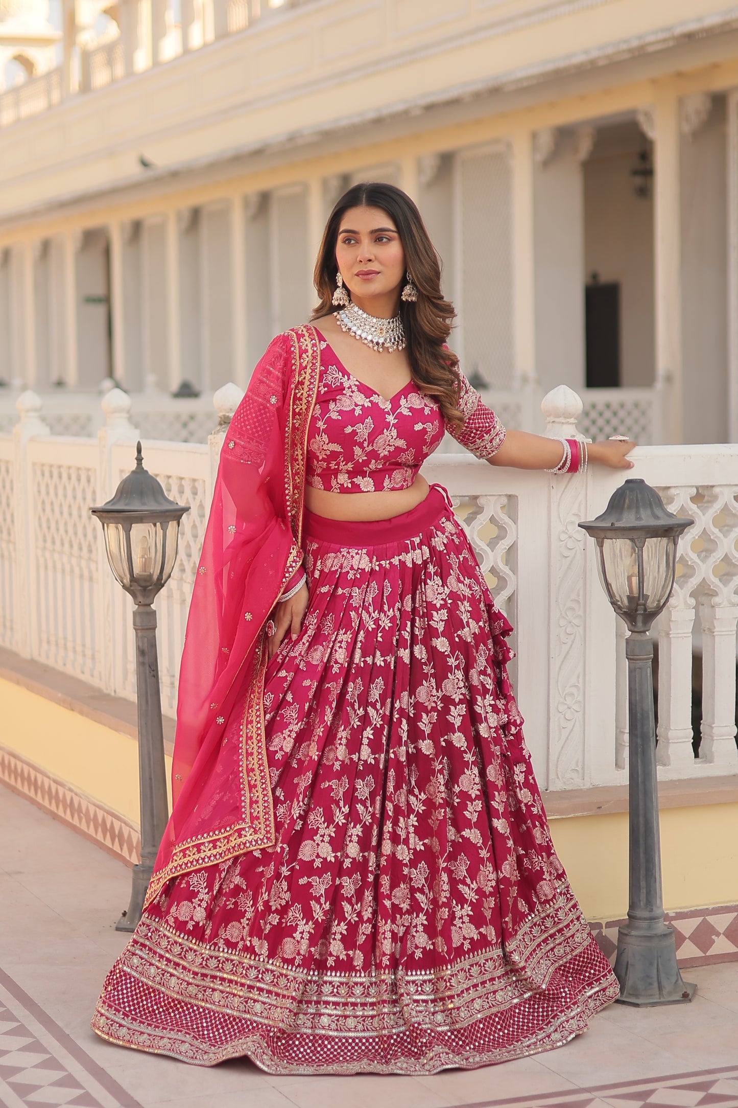 New Semi Stitiched Lehenga Choli