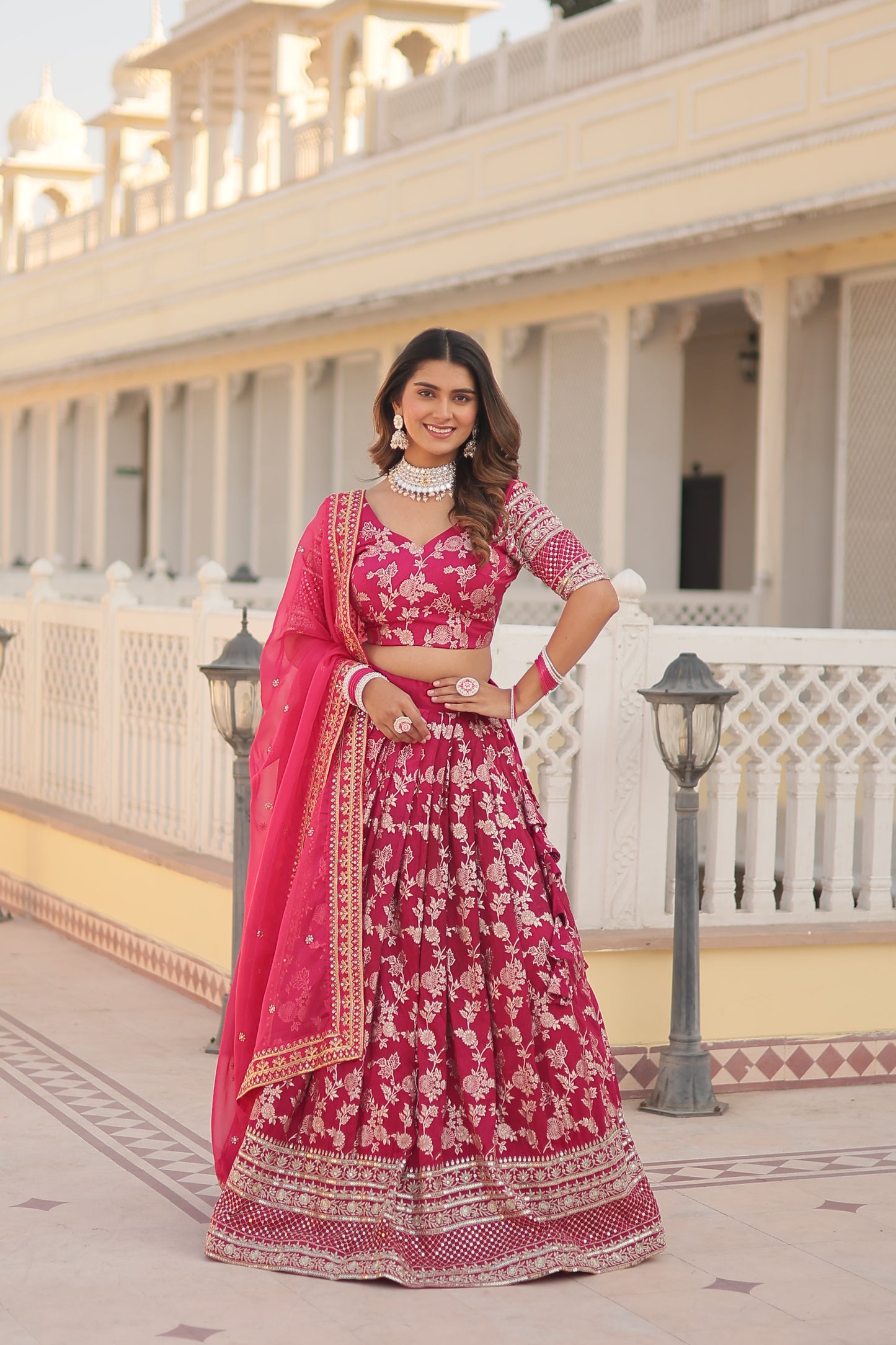 New Semi Stitiched Lehenga Choli