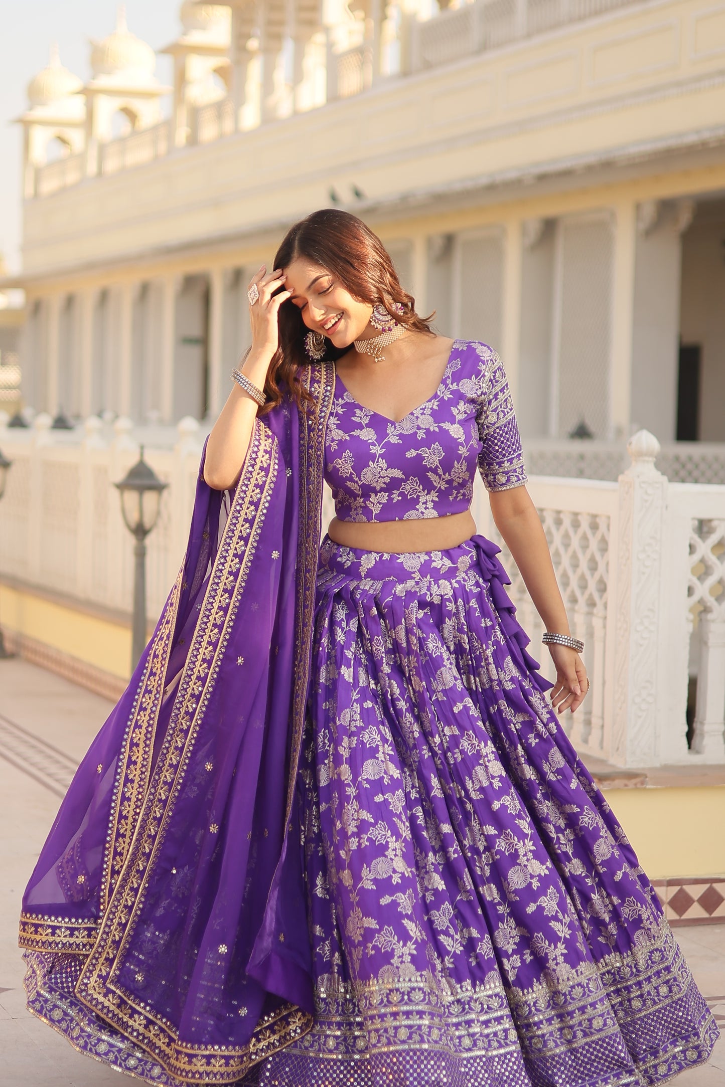 New Semi Stitiched Lehenga Choli