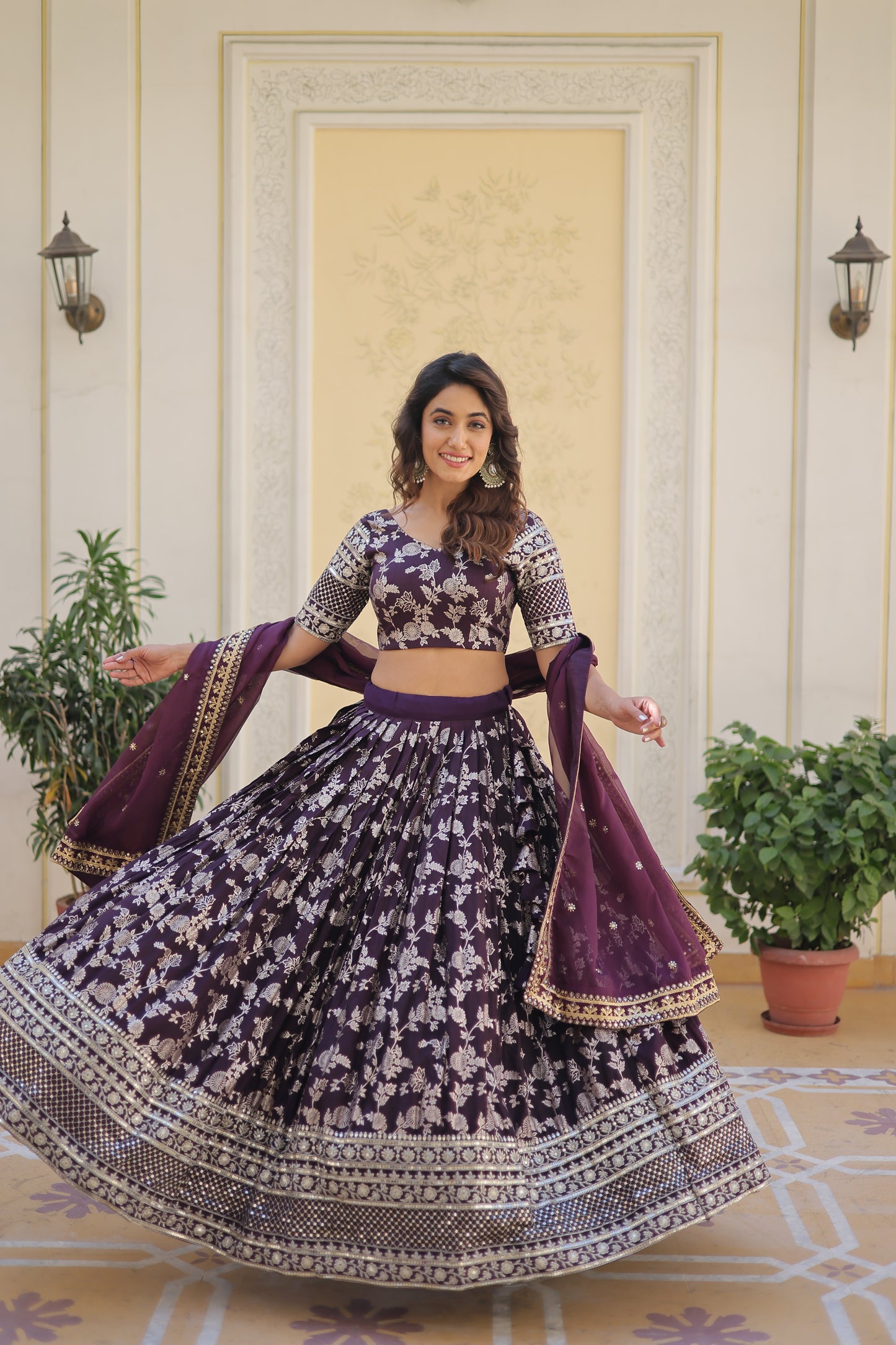 New Semi Stitiched Lehenga Choli