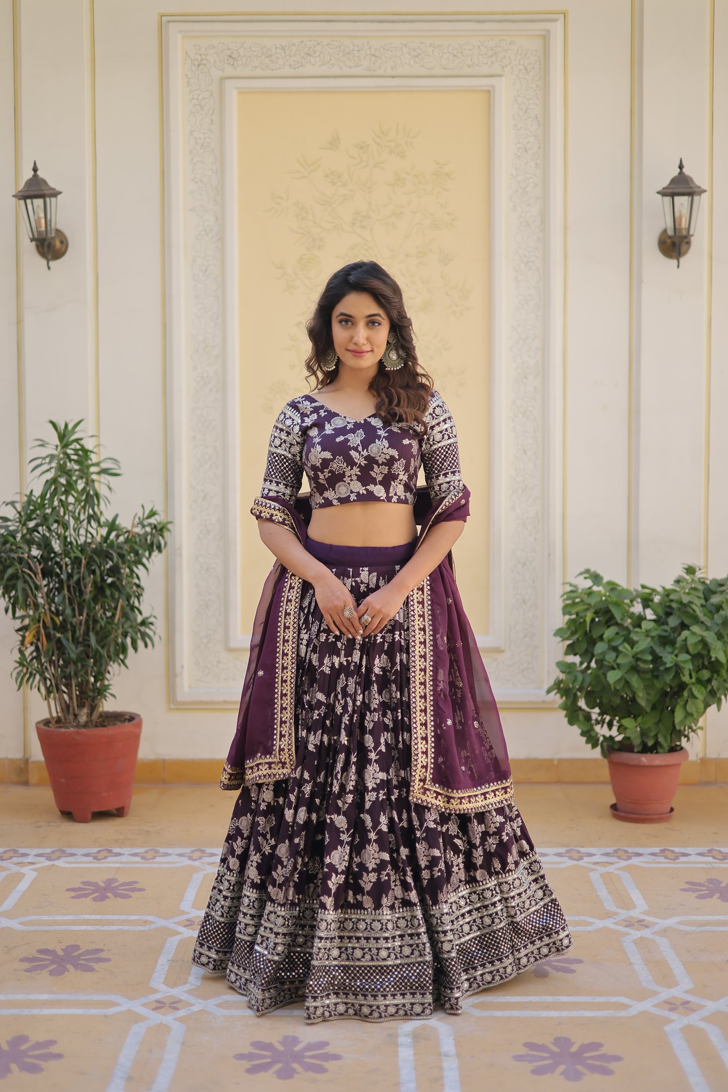 New Semi Stitiched Lehenga Choli