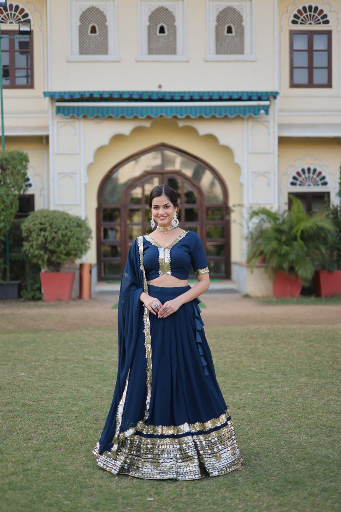 New Semi Stitiched Lehenga Choli