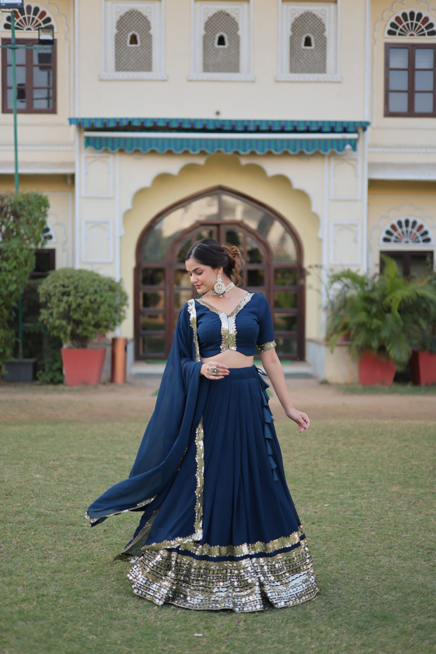 New Semi Stitiched Lehenga Choli