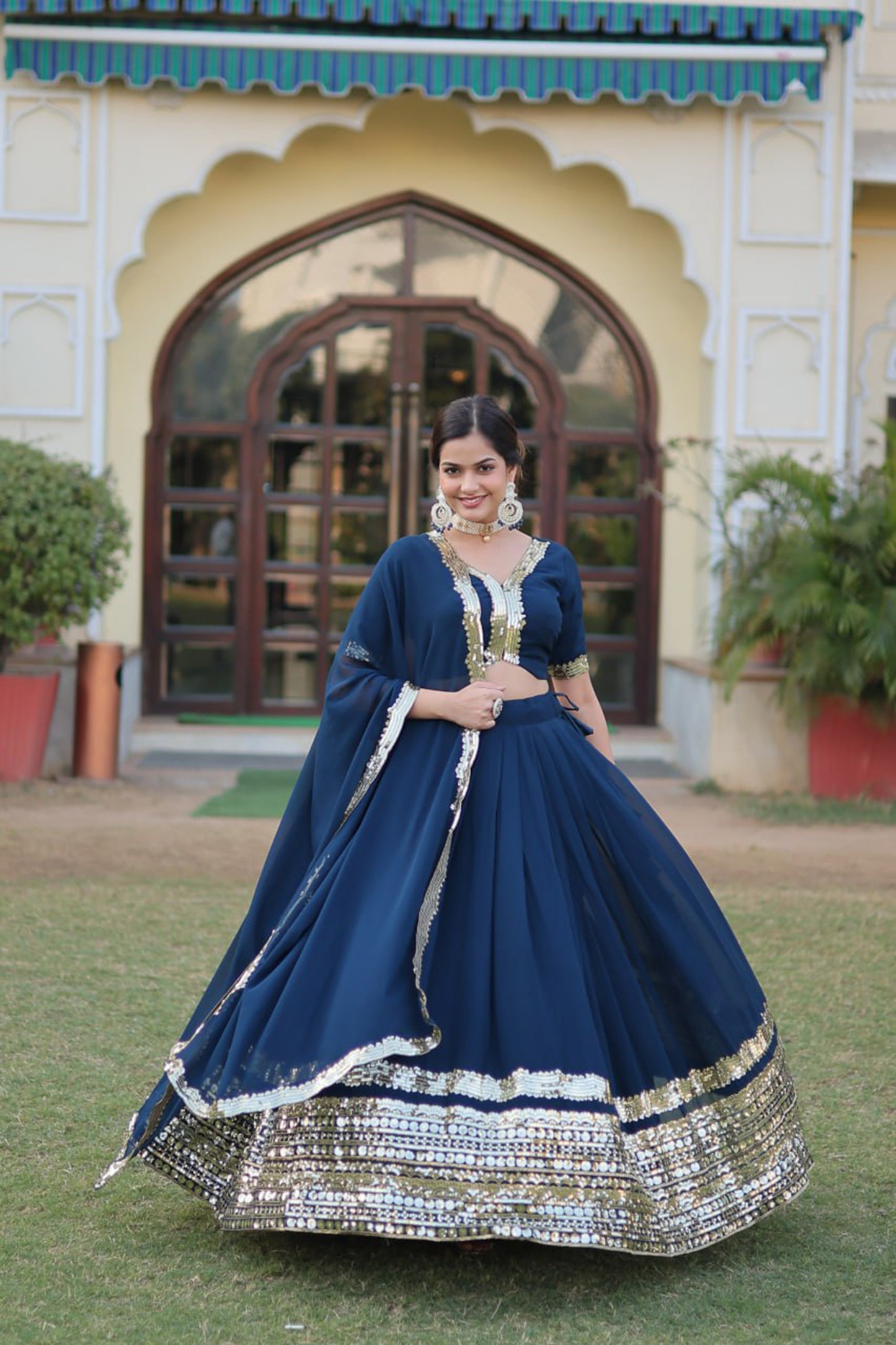 New Semi Stitiched Lehenga Choli