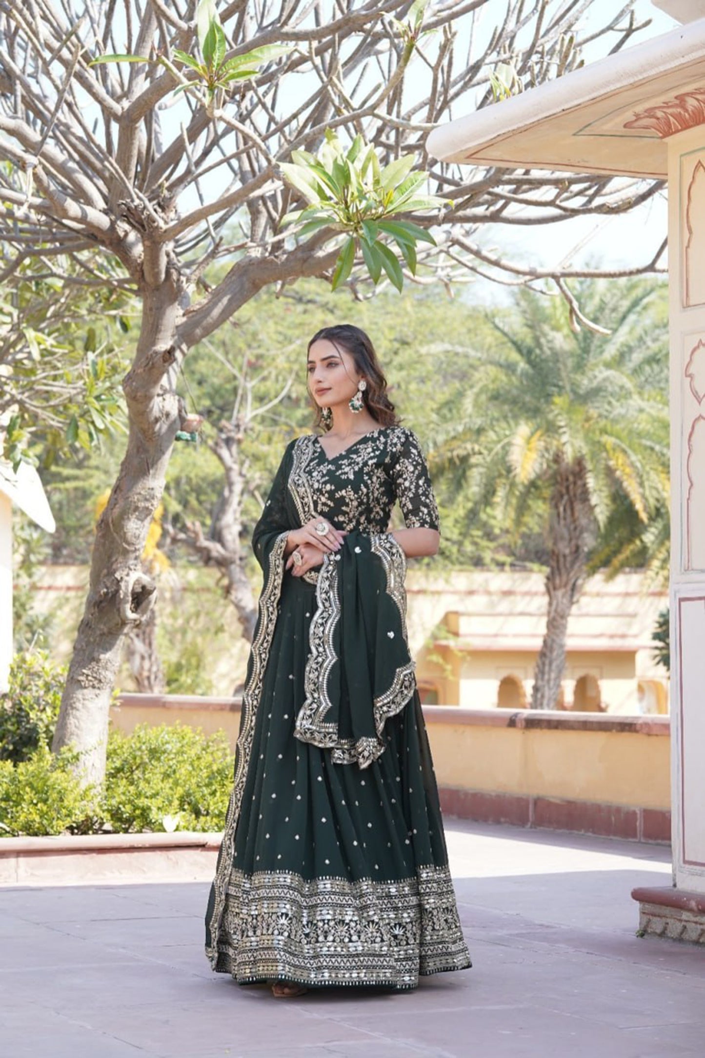 New Semi Stitiched Lehenga Choli