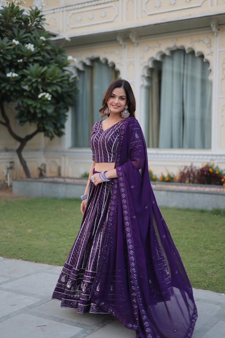 New Semi Stitiched Lehenga Choli