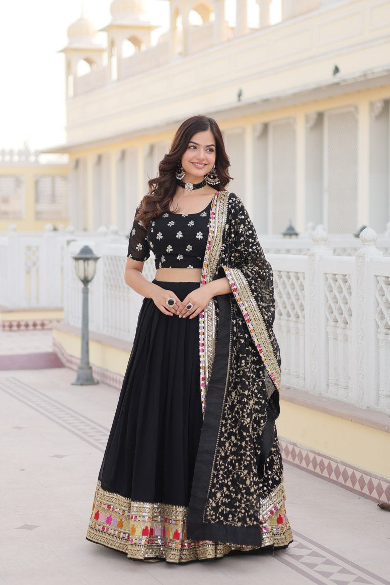 New Semi Stitiched Lehenga Choli