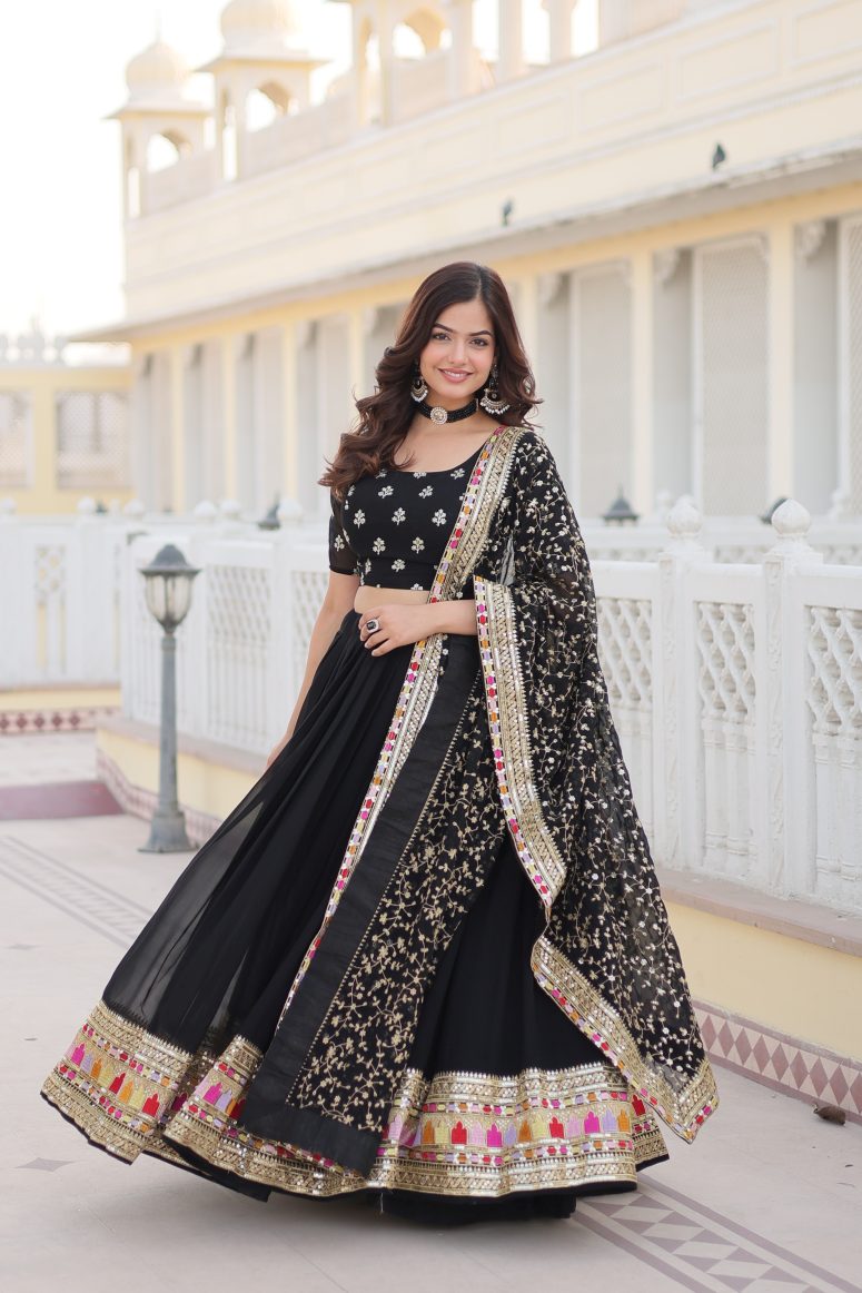 New Semi Stitiched Lehenga Choli