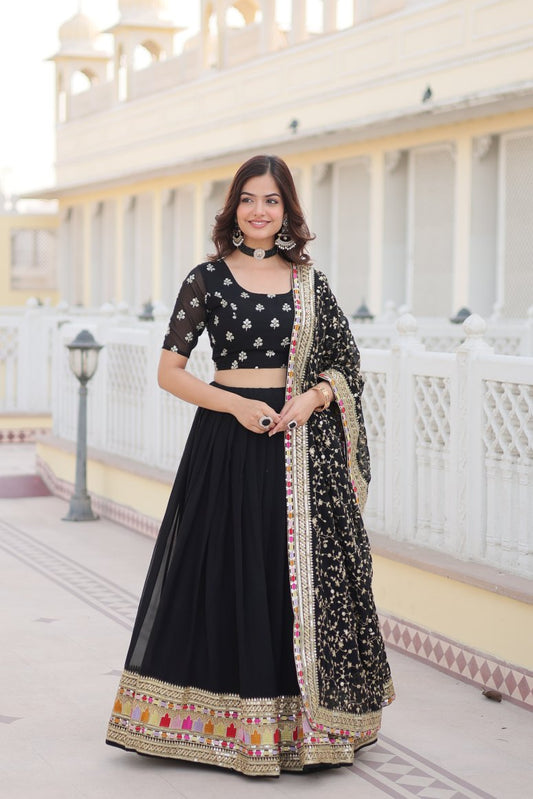 New Semi Stitiched Lehenga Choli