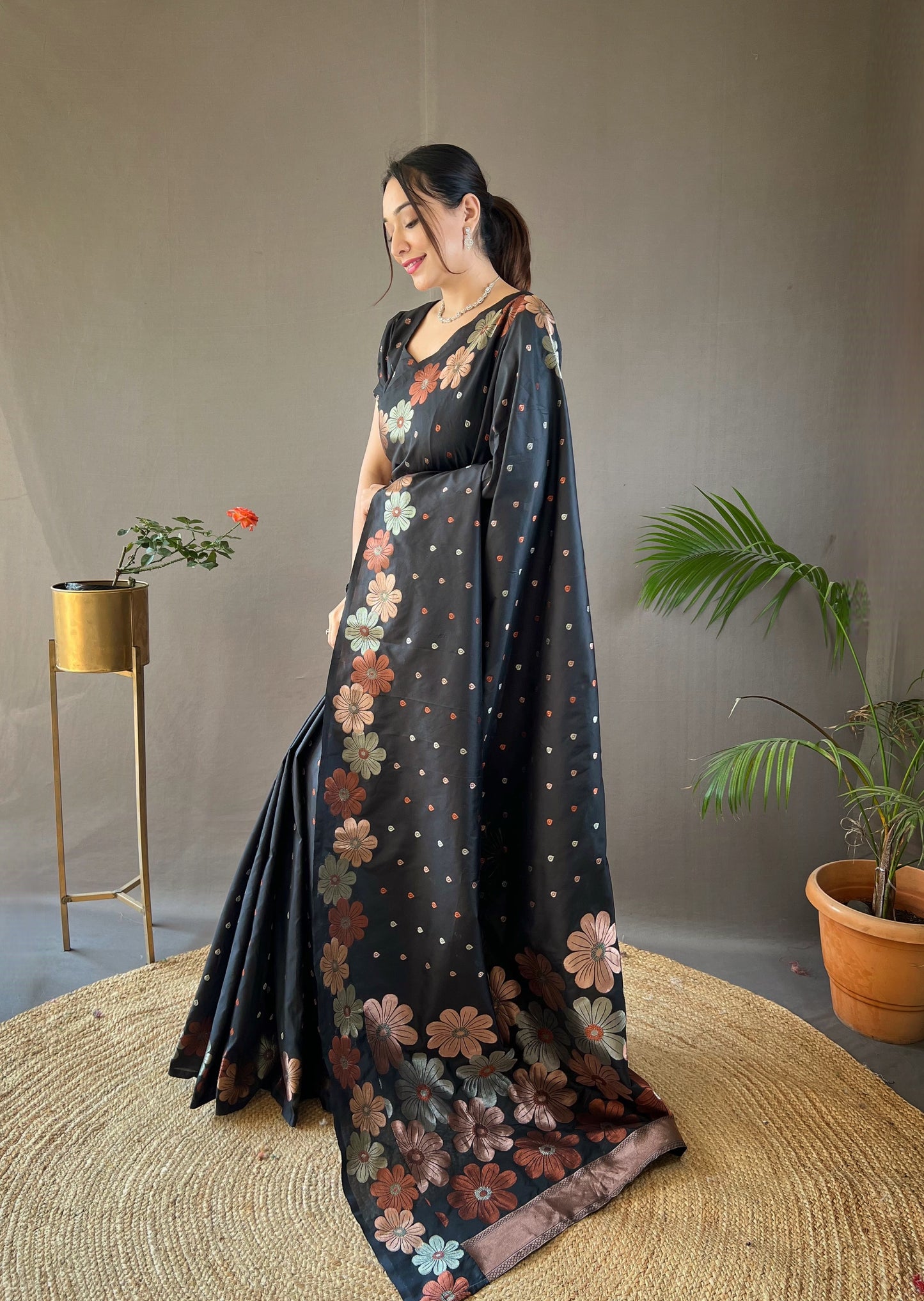 Georgette Silk Saree