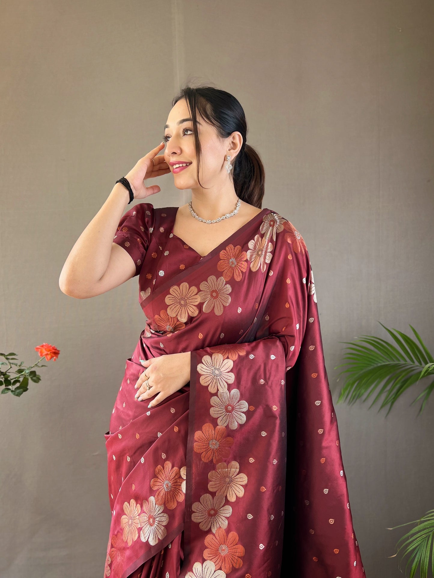 Georgette Silk Saree