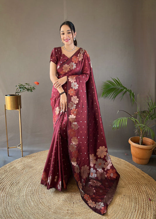 Georgette Silk Saree