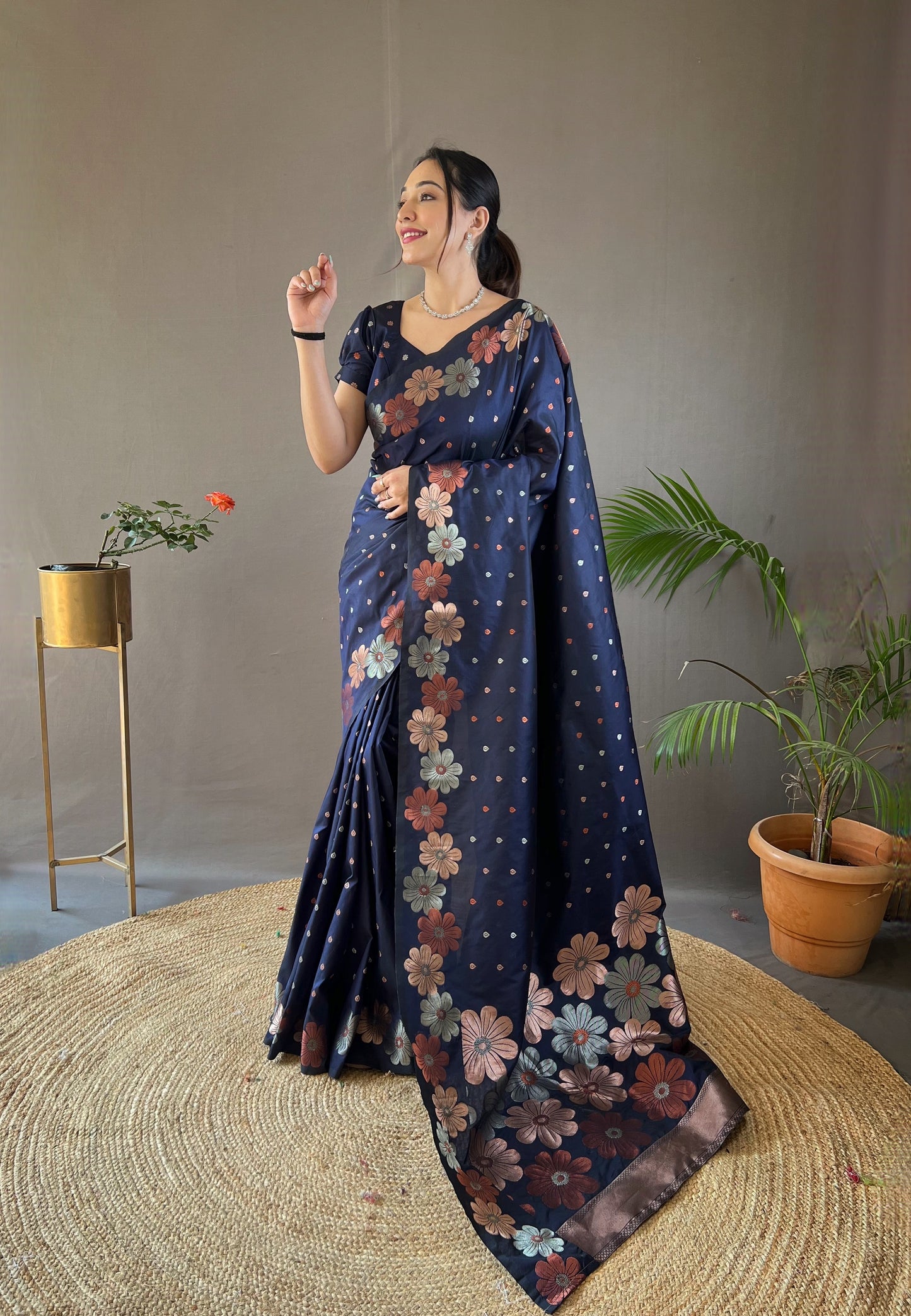 Georgette Silk Saree