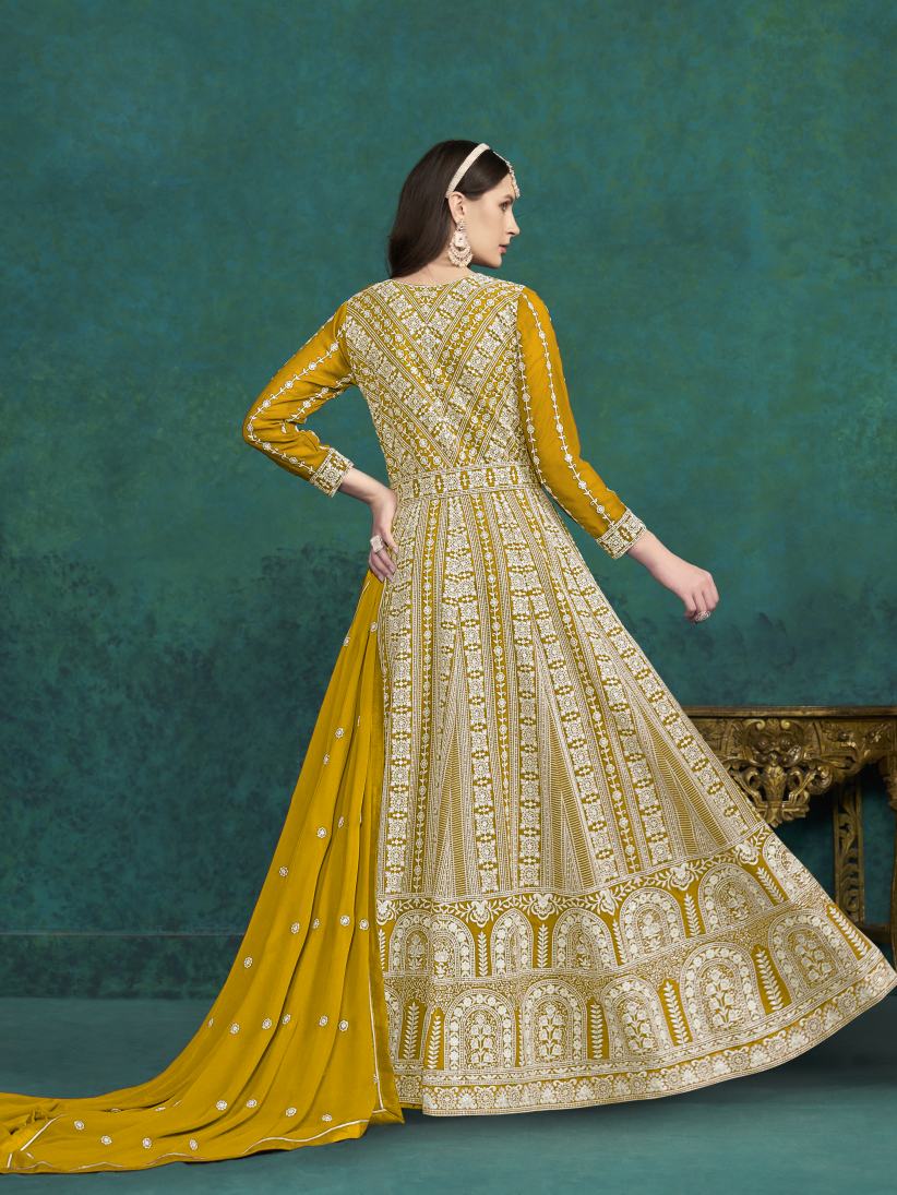 New Semi Stitiched Georgette Lehenga Choli