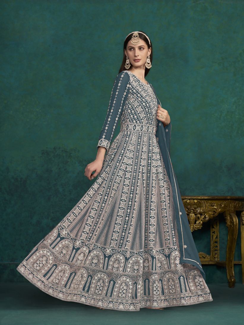 New Semi Stitiched Georgette Lehenga Choli