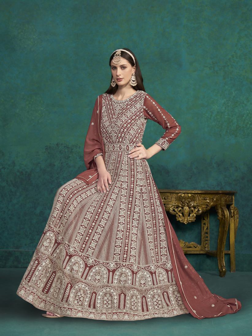 New Semi Stitiched Georgette Lehenga Choli