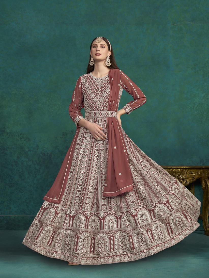 New Semi Stitiched Georgette Lehenga Choli