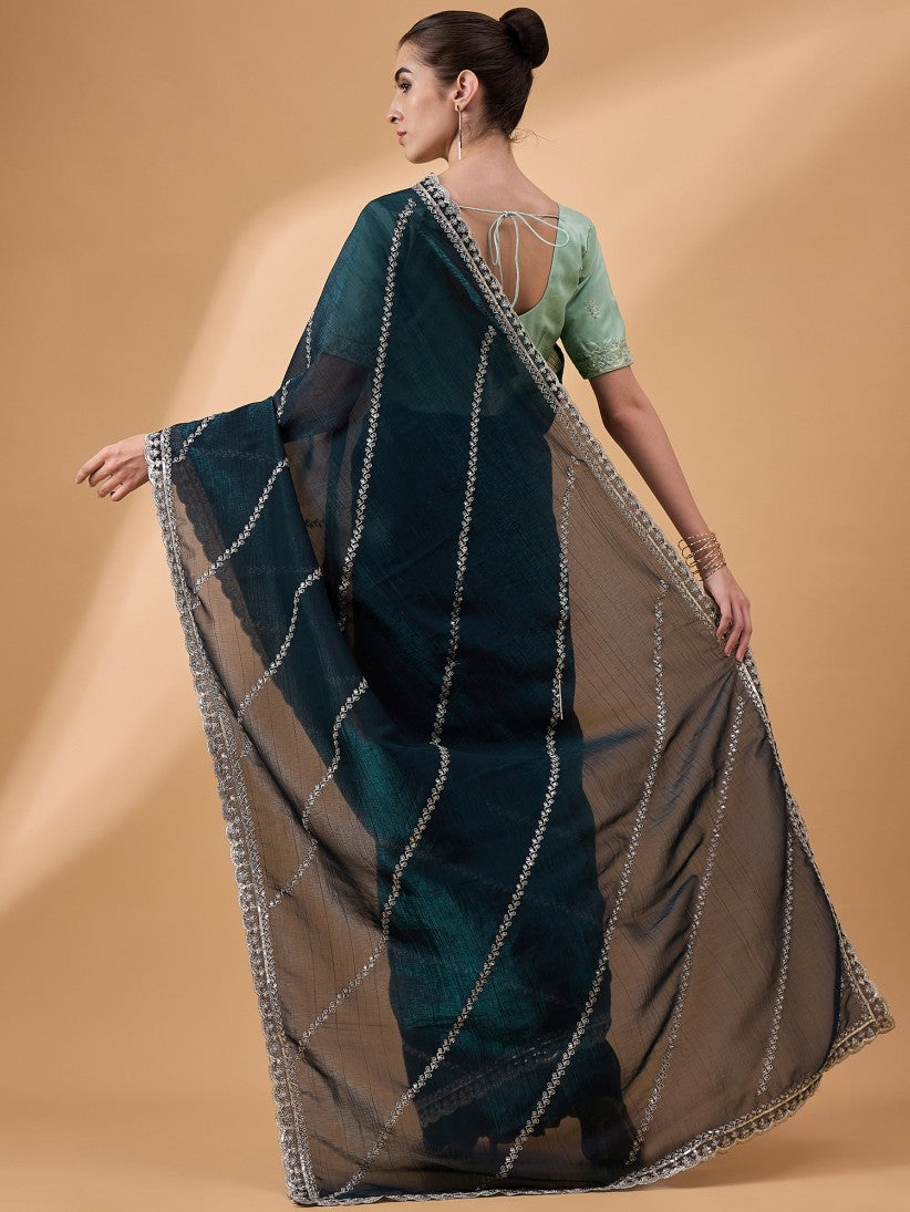 Georgette Silk Saree