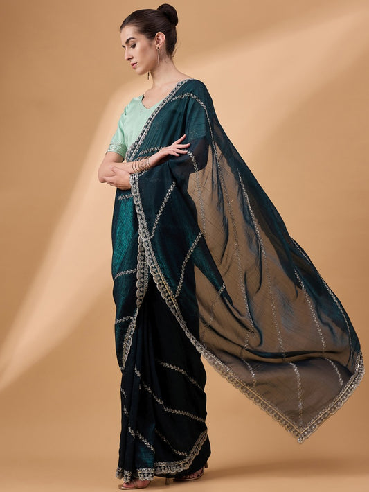 Georgette Silk Saree