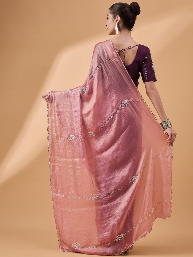 Georgette Silk Saree