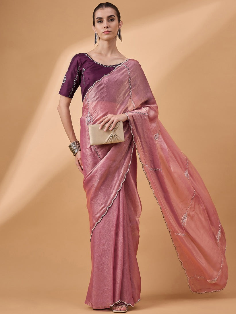 Georgette Silk Saree