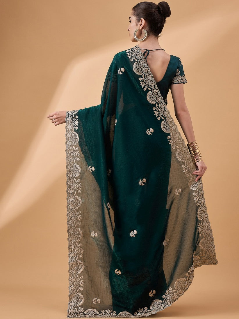 Georgette Silk Saree