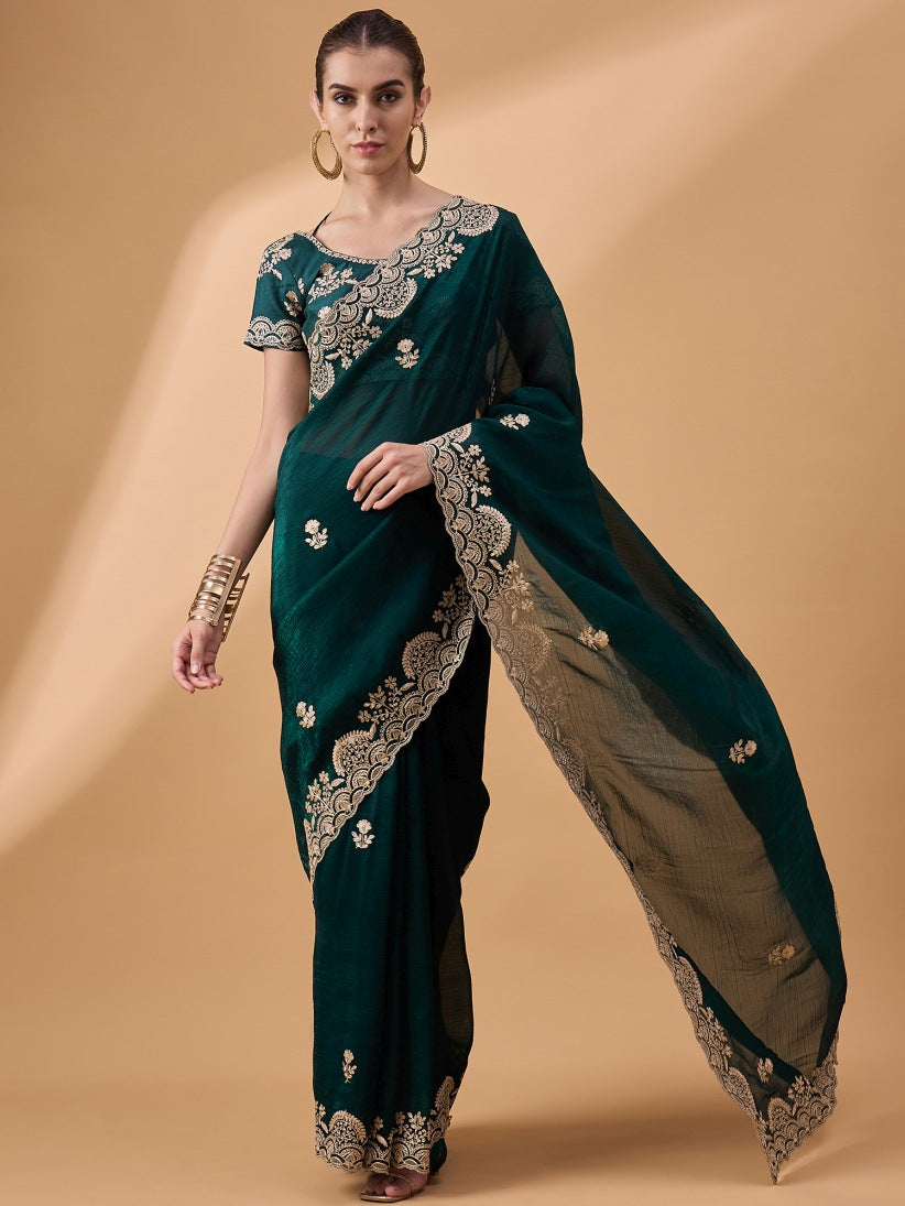 Georgette Silk Saree