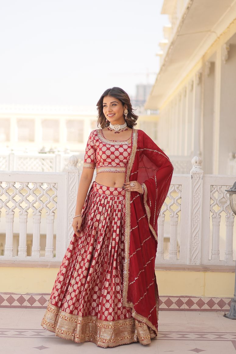 New Semi Stitiched Lehenga Choli