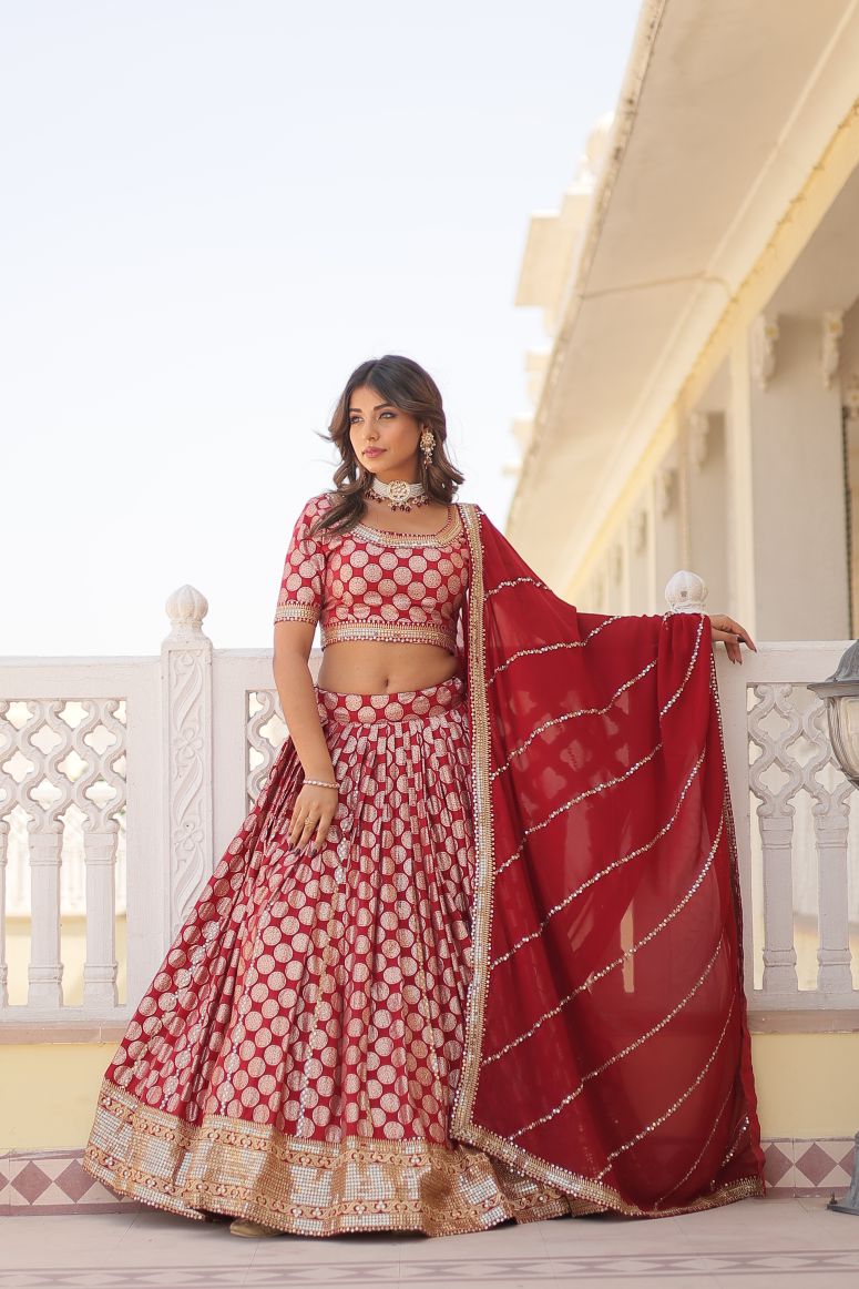 New Semi Stitiched Lehenga Choli