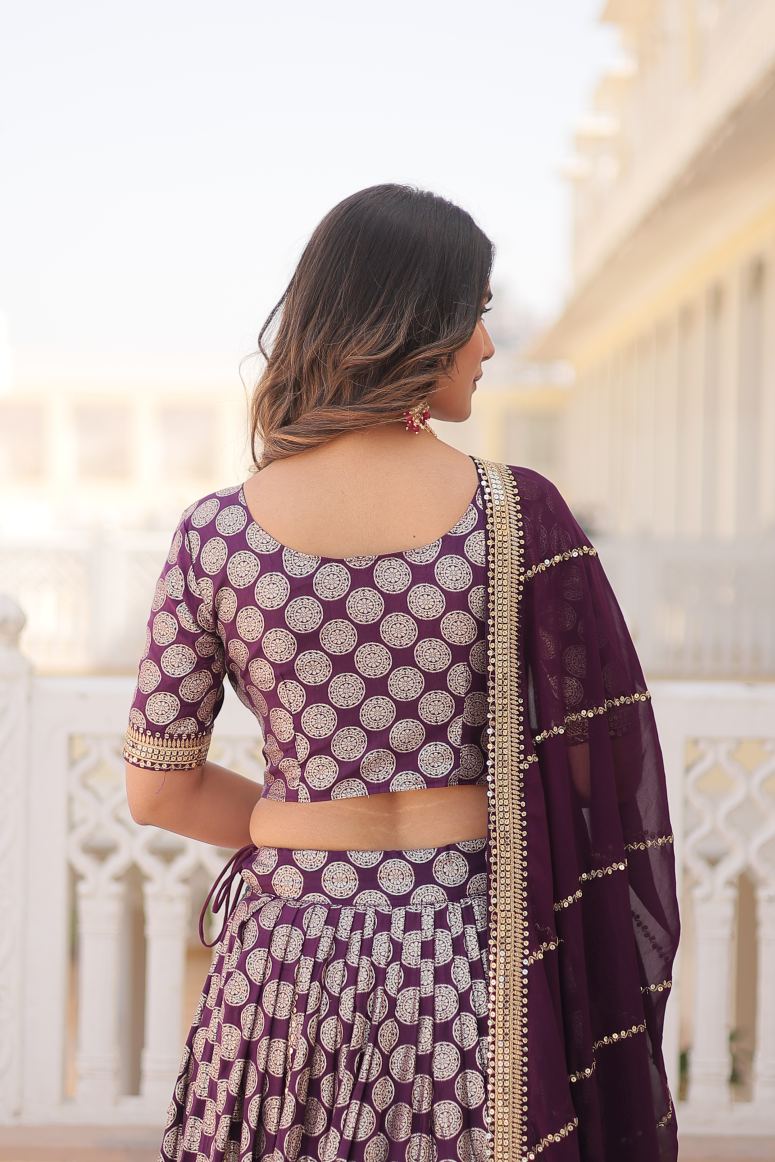 New Semi Stitiched Lehenga Choli