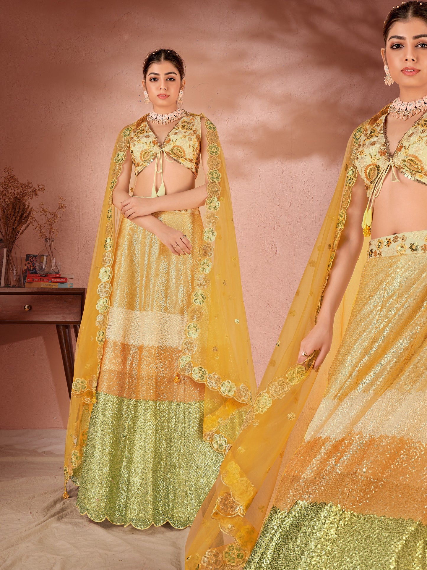 New Semi Stitiched Lehenga Choli