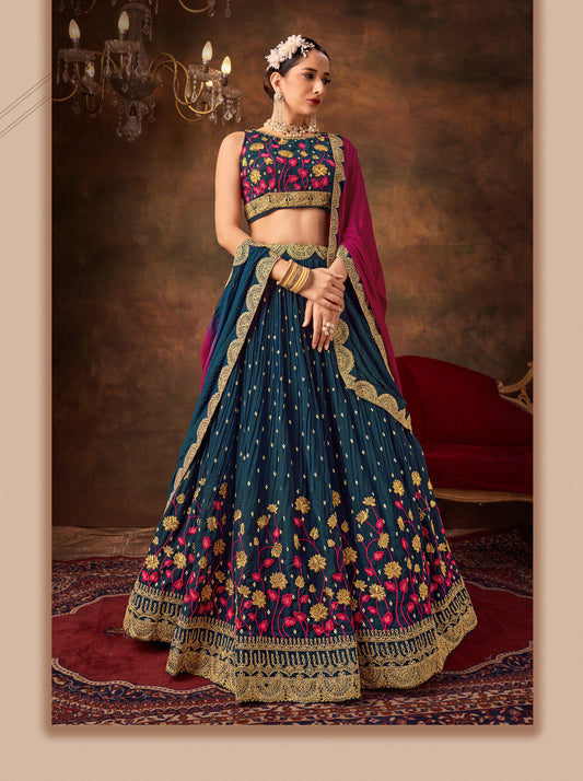 New Semi Stitiched Lehenga Choli