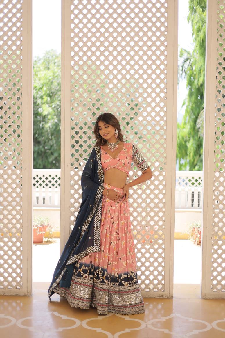 New Semi Stitiched Lehenga Choli