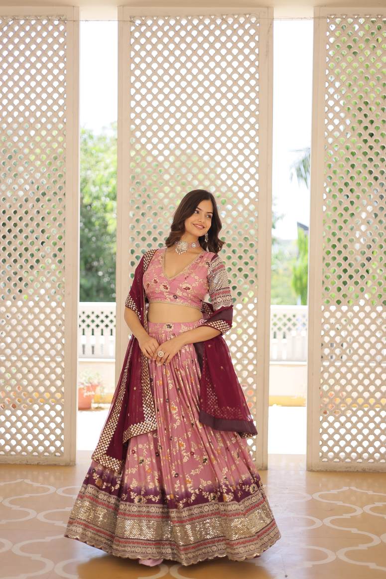 New Semi Stitiched Lehenga Choli