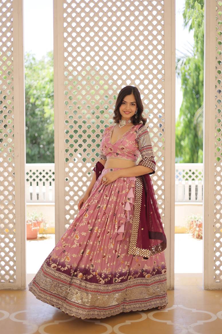 New Semi Stitiched Lehenga Choli