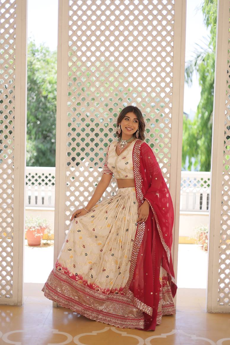 New Semi Stitiched Lehenga Choli