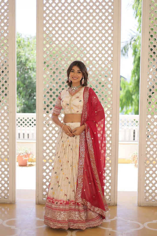 New Semi Stitiched Lehenga Choli