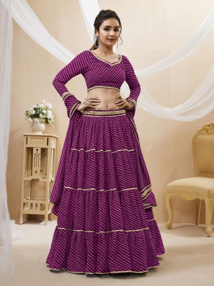 New Semi Stitiched Lehenga Choli